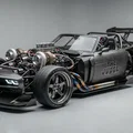 Mô hình xe đua Roadster American Style Racing hầm hố (File 3D) - Thumbnail 1