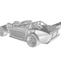 Mô hình xe đua Roadster American Style Racing hầm hố (File 3D) - Thumbnail 3