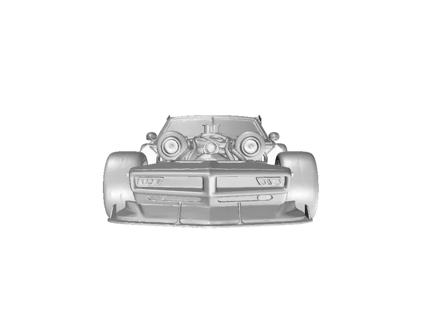 Mô hình xe đua Roadster American Style Racing hầm hố (File 3D) - Image 4