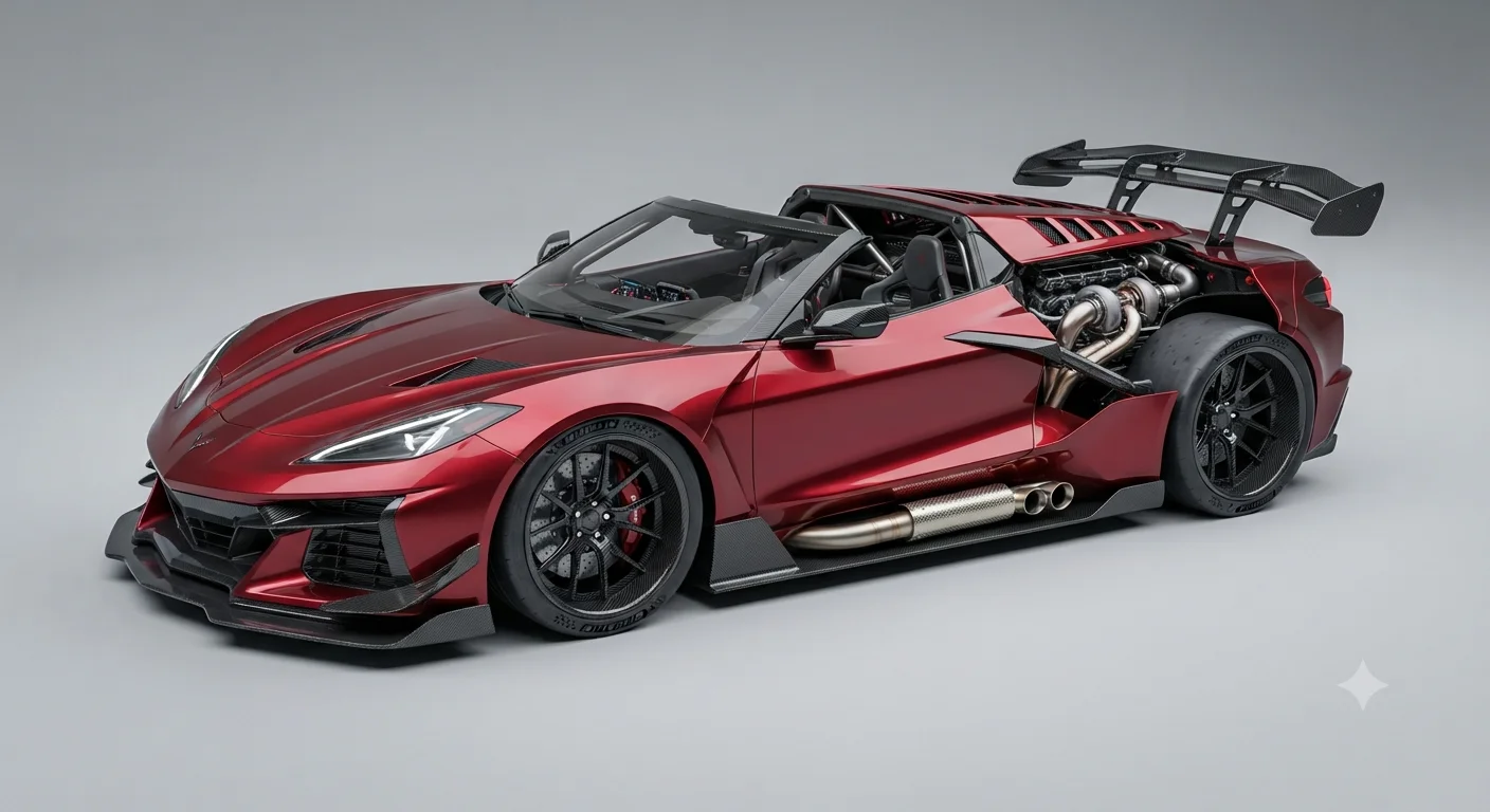 Mô hình xe đua Roadster American Style Racing #6 cực chất c… 1