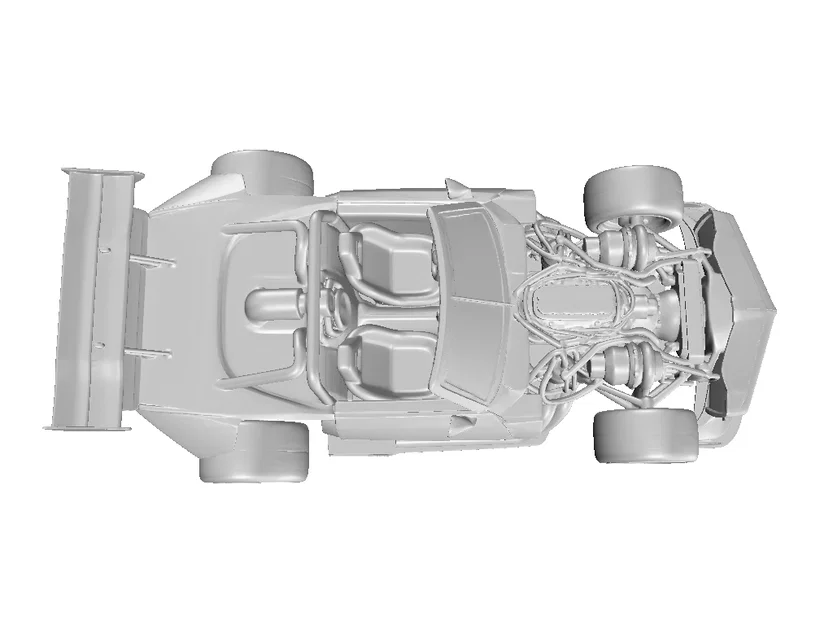 Mô hình xe đua Roadster American Style Racing hầm hố (File 3D) - Image 5