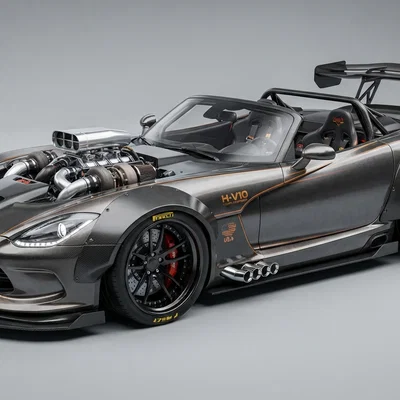 Mô hình xe đua Roadster American Style Racing #3 (In 3D)