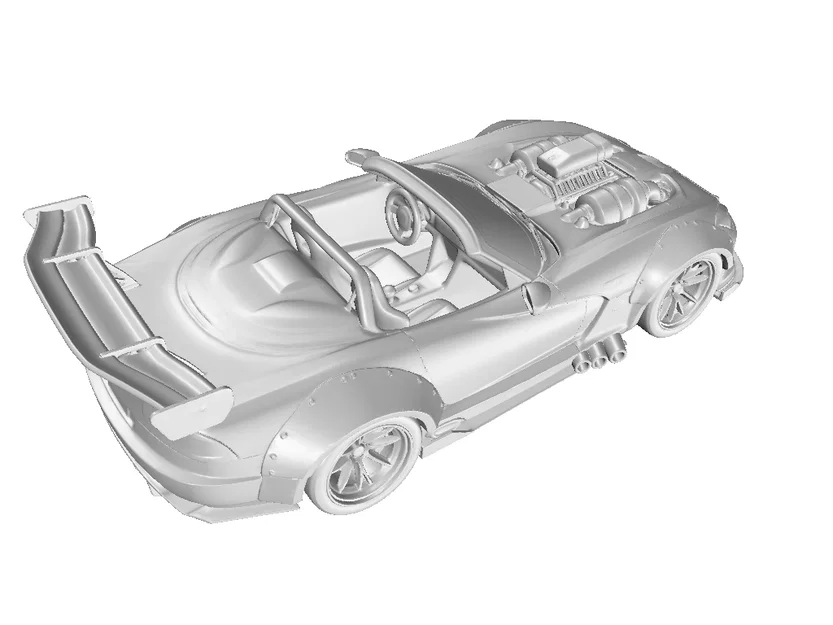 Mô hình xe đua Roadster American Style Racing #3 (In 3D) - Image 4