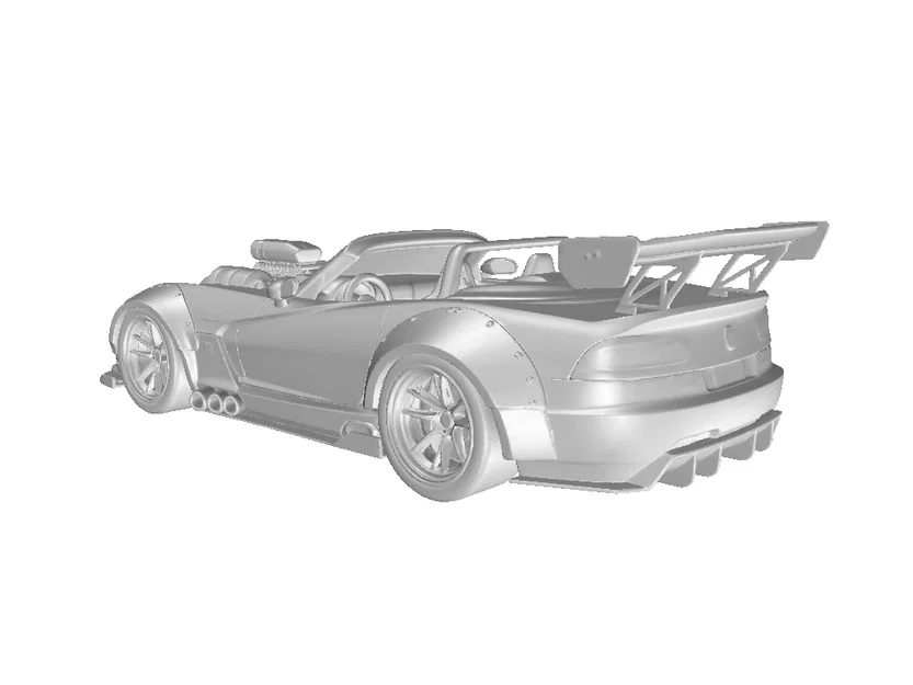 Mô hình xe đua Roadster American Style Racing #3 (In 3D) - Image 6