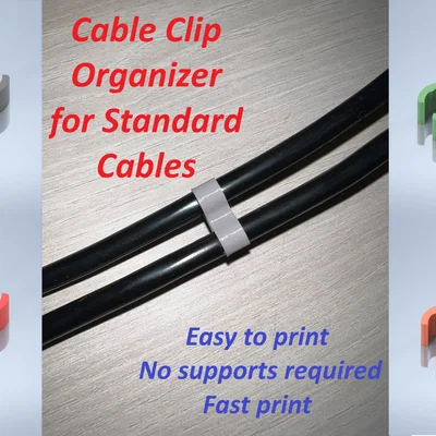 Kẹp Giữ Dây Cáp Gọn Gàng (Cable Clip Organizer)
