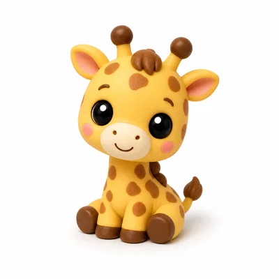 Mini Giraffe - Mô hình chú hươu cao cổ cực đáng yêu