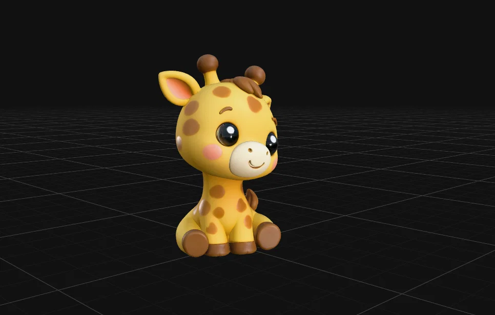 Mini Giraffe - Mô hình chú hươu cao cổ cực đáng yêu - Image 2