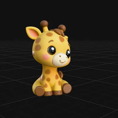 Mini Giraffe - Mô hình chú hươu cao cổ cực đáng yêu