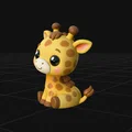 Mini Giraffe - Mô hình chú hươu cao cổ cực đáng yêu - Thumbnail 3