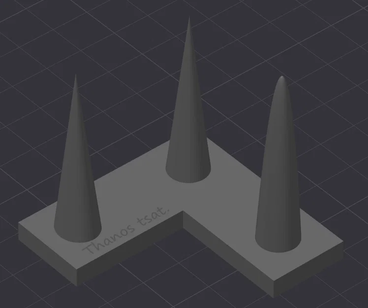 Mô hình test Retraction 3 cột: Cải thiện chất lượng bản in 3D - Image 1