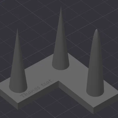 Mô hình test Retraction 3 cột: Cải thiện chất lượng bản in 3D