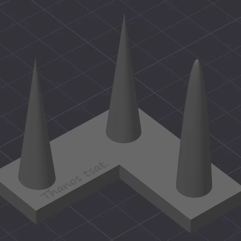 Mô hình test Retraction 3 cột: Cải thiện chất lượng bản in 3D