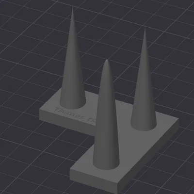 Mô hình test Retraction 3 cột: Cải thiện chất lượng bản in 3D
