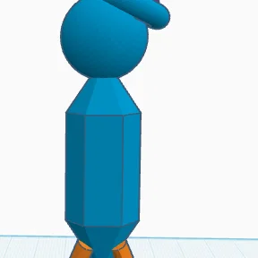 Mô hình 3D Timmy: Đồ trang trí bàn làm việc cực kỳ dễ thương