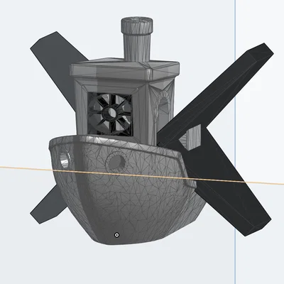 Mô hình 3D vui nhộn: Benchy kết hợp Tie-Fighter (Tie-Raptor)