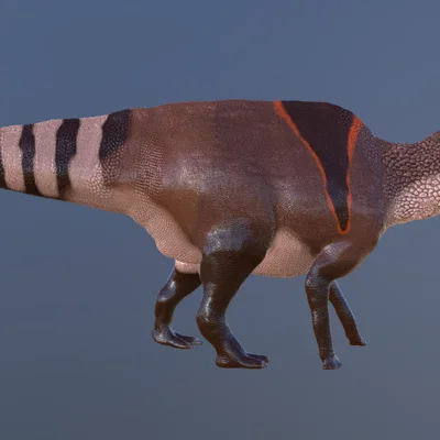 Mô hình 3D Khủng long Saurolophus chi tiết - Hadrosaur tiền sử