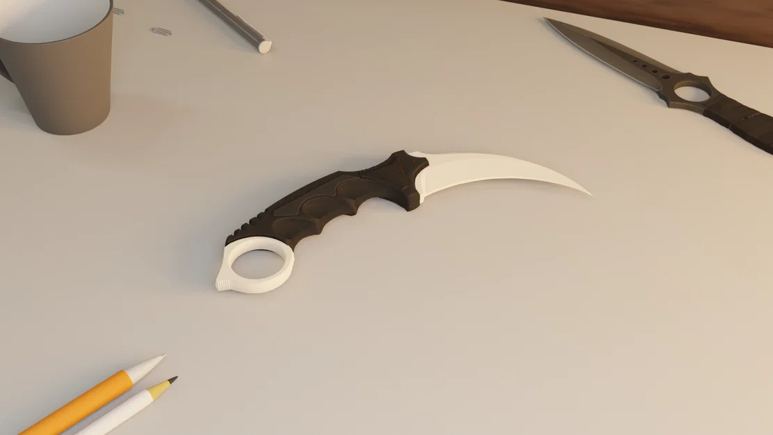 Mô hình 3D dao Karambit CS:GO - Image 1