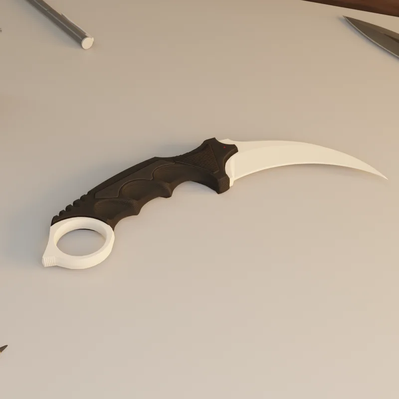 Mô hình 3D dao Karambit CS:GO