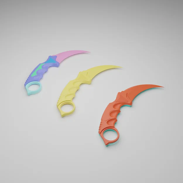 Mô hình 3D dao Karambit CS:GO - Image 2