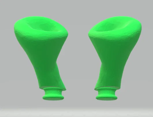 Phụ kiện charm tai Shrek gắn dép Crocs (Trái & Phải) - Image 1