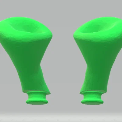 Phụ kiện charm tai Shrek gắn dép Crocs (Trái & Phải)