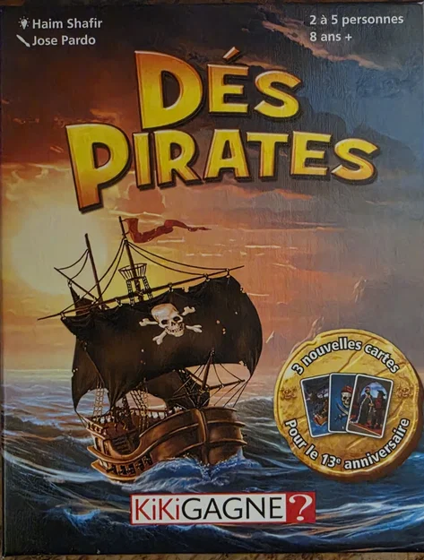 Khay đựng linh kiện cho game "Dés Pirates" (phiên bản 2025) - Image 1