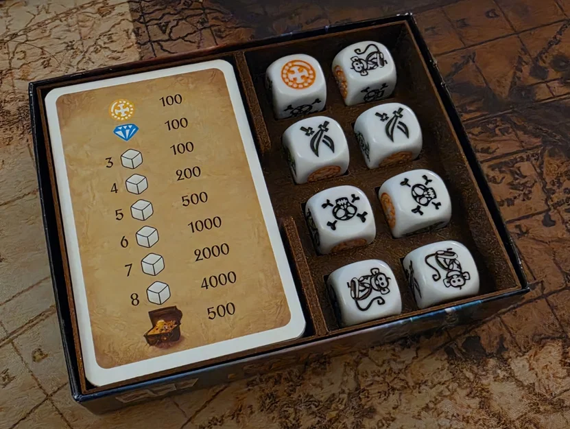 Khay đựng linh kiện cho game "Dés Pirates" (phiên bản 2025) - Image 3