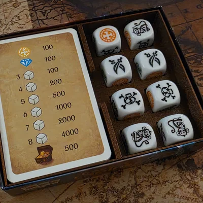 Khay đựng linh kiện cho game "Dés Pirates" (phiên bản 2025)