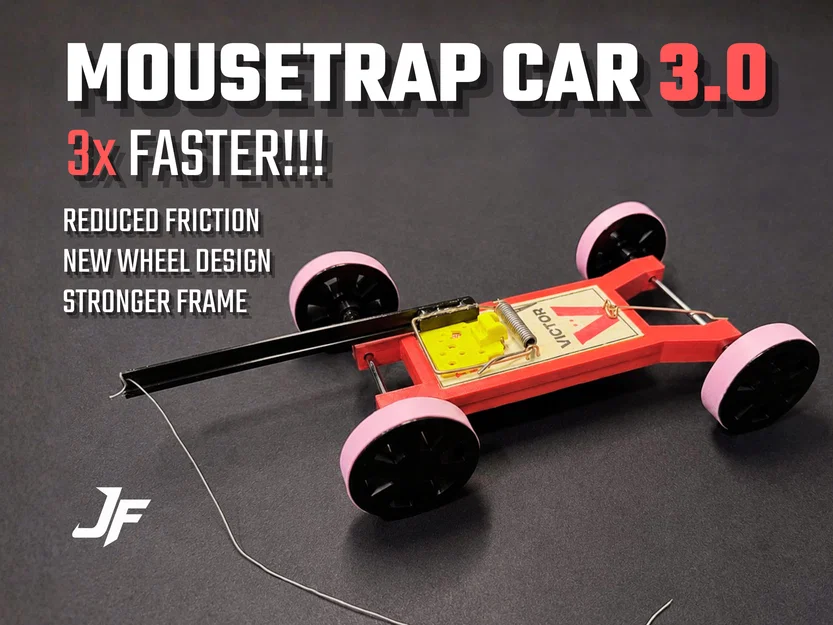 Mousetrap Car 3.0 - Xe Đua Bẫy Chuột Phiên Bản Mới - Image 1
