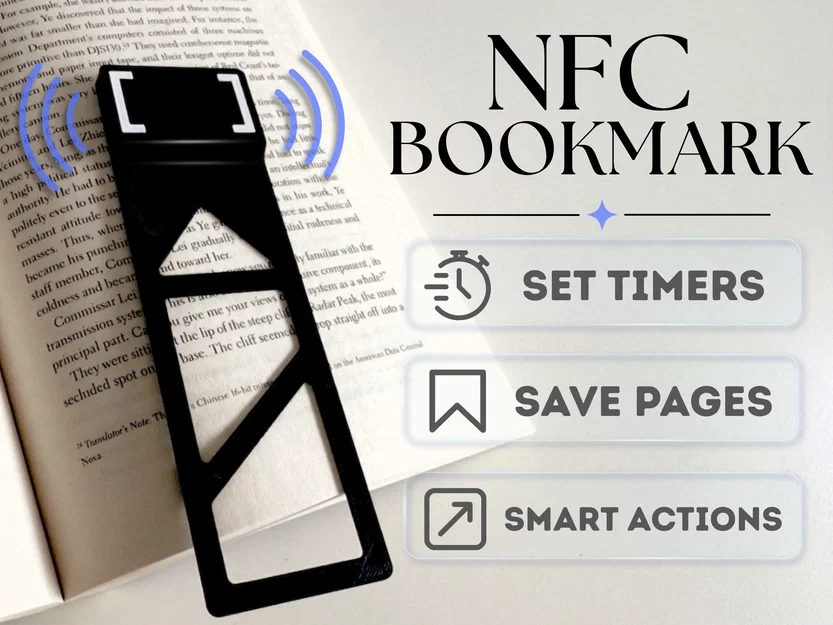 Kẹp sách NFC - Tích hợp phím tắt thông minh - Image 1