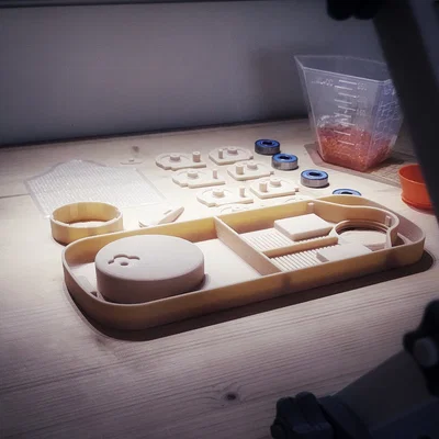 Hộp chống ẩm cho nhựa in 3D dùng với hộp ngũ cốc 4L - Phiên bản "A"