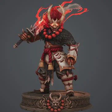 Mô hình Juggernaut Arcana Dota 2 - File in 3D chi tiết cao