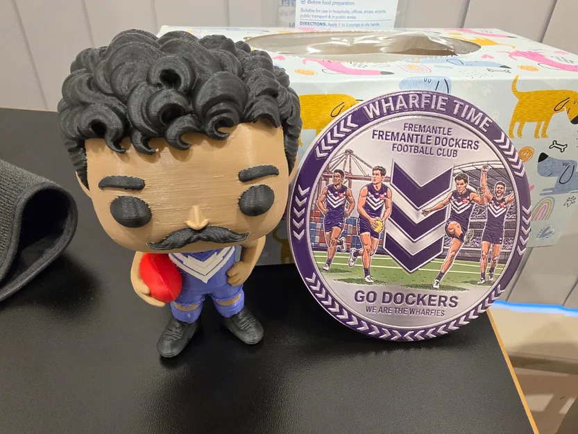 Mô hình 3D Luke Jackson (Fremantle Dockers) phong cách Pop - Image 1