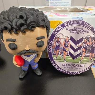 Mô hình 3D Luke Jackson (Fremantle Dockers) phong cách Pop