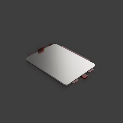 iPad Air 5 (2022) - Mô hình thông số và vùng giới hạn để làm ốp lưng