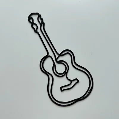 Mô hình trang trí tường Guitar Wall Art 3D độc đáo