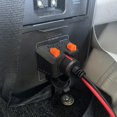 Cơ chế khóa đầu cắm tẩu sạc 12v cho EcoFlow