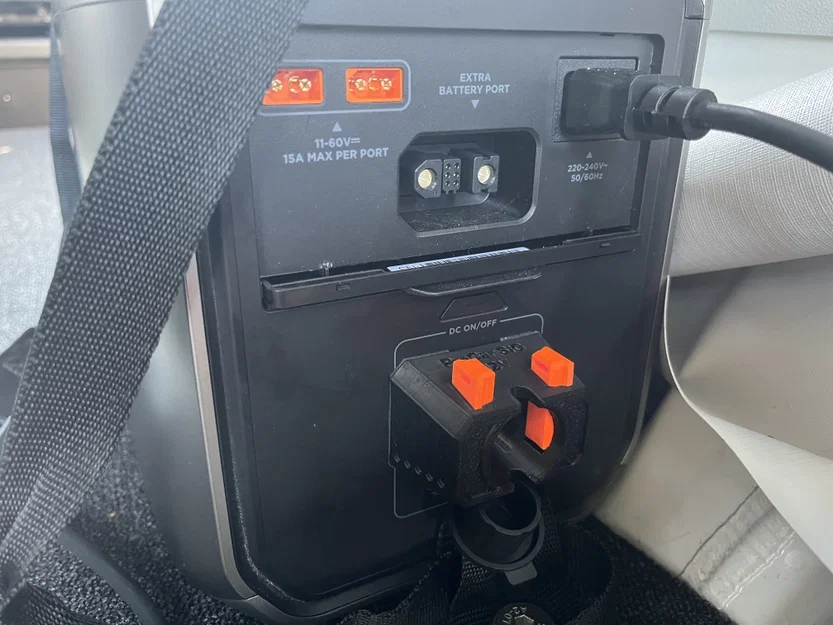 Cơ chế khóa đầu cắm tẩu sạc 12v cho EcoFlow - Image 2