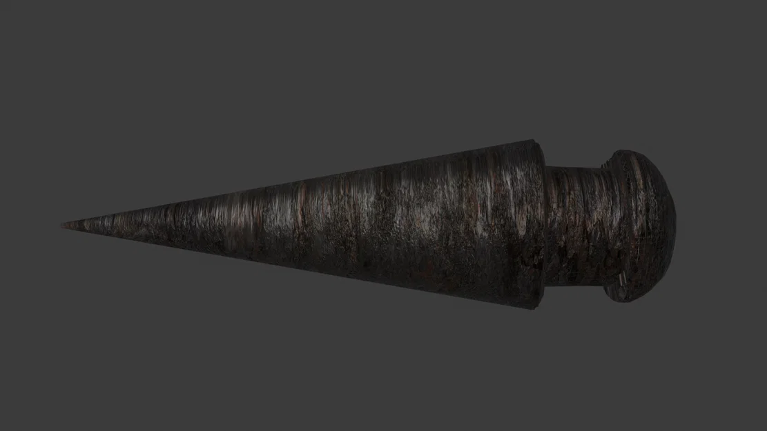 Mô hình phụ kiện Spike Charm (gai nhọn) độc đáo cho trang sức in 3D - Image 1