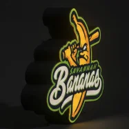 Hộp đèn LED Savannah Bananas | File in 3D STL nhiều màu sắc