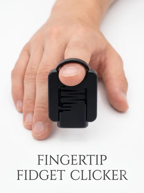 Finger Fidget Clicker - Đồ chơi giảm stress đeo ngón tay cực đã - Image 1