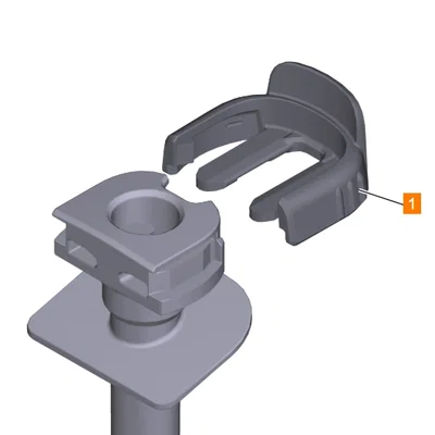 Kẹp nhựa thay thế cho máy KARCHER OC 6-18 (Mã 5.038-552.0)
