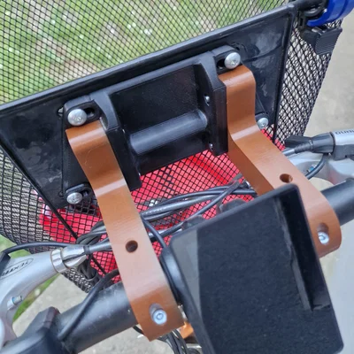 Giá đỡ giỏ xe đạp (Bicycle Basket Mount) cho ghi-đông 25mm