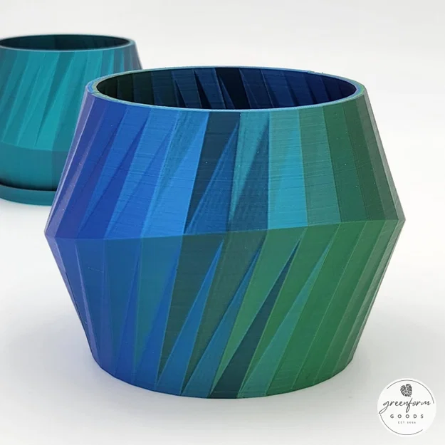 Chậu Cây Low-Poly Hiện Đại Tối Giản - Image 3