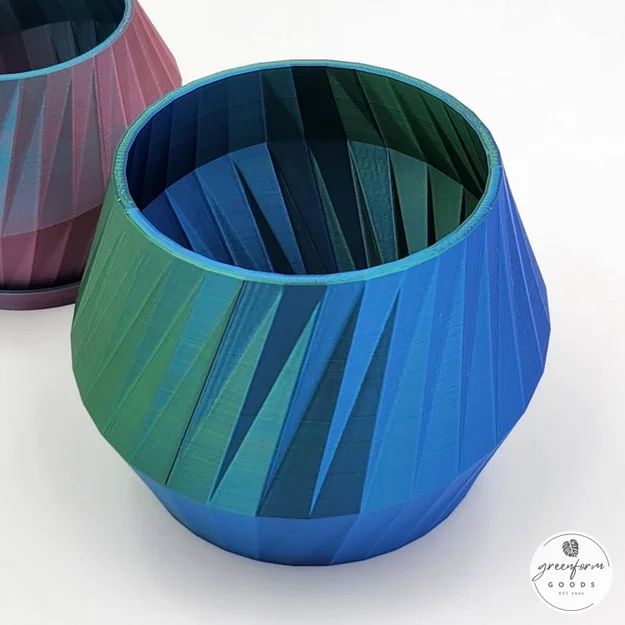 Chậu Cây Low-Poly Hiện Đại Tối Giản - Image 4