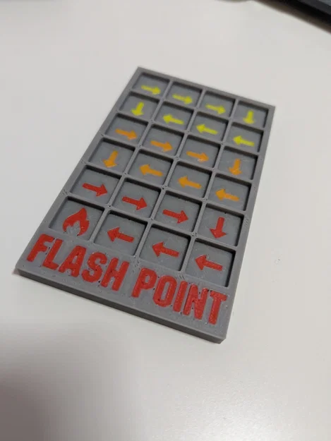 Khay theo dõi thiệt hại cho board game Flash Point Fire Rescue - Image 1