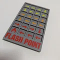 Khay theo dõi thiệt hại cho board game Flash Point Fire Rescue - Thumbnail 1