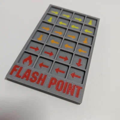 Khay theo dõi thiệt hại cho board game Flash Point Fire Rescue