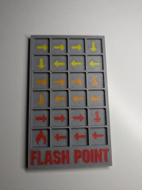 Khay theo dõi thiệt hại cho board game Flash Point Fire Rescue - Image 2