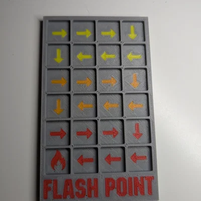 Khay theo dõi thiệt hại cho board game Flash Point Fire Rescue